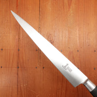 Vintage MAC 9.5" Slicer Carbon Steel Ebony Eskilstuna, Sweden 1950-60