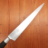Vintage MAC 9.5" Slicer Carbon Steel Ebony Eskilstuna, Sweden 1950-60