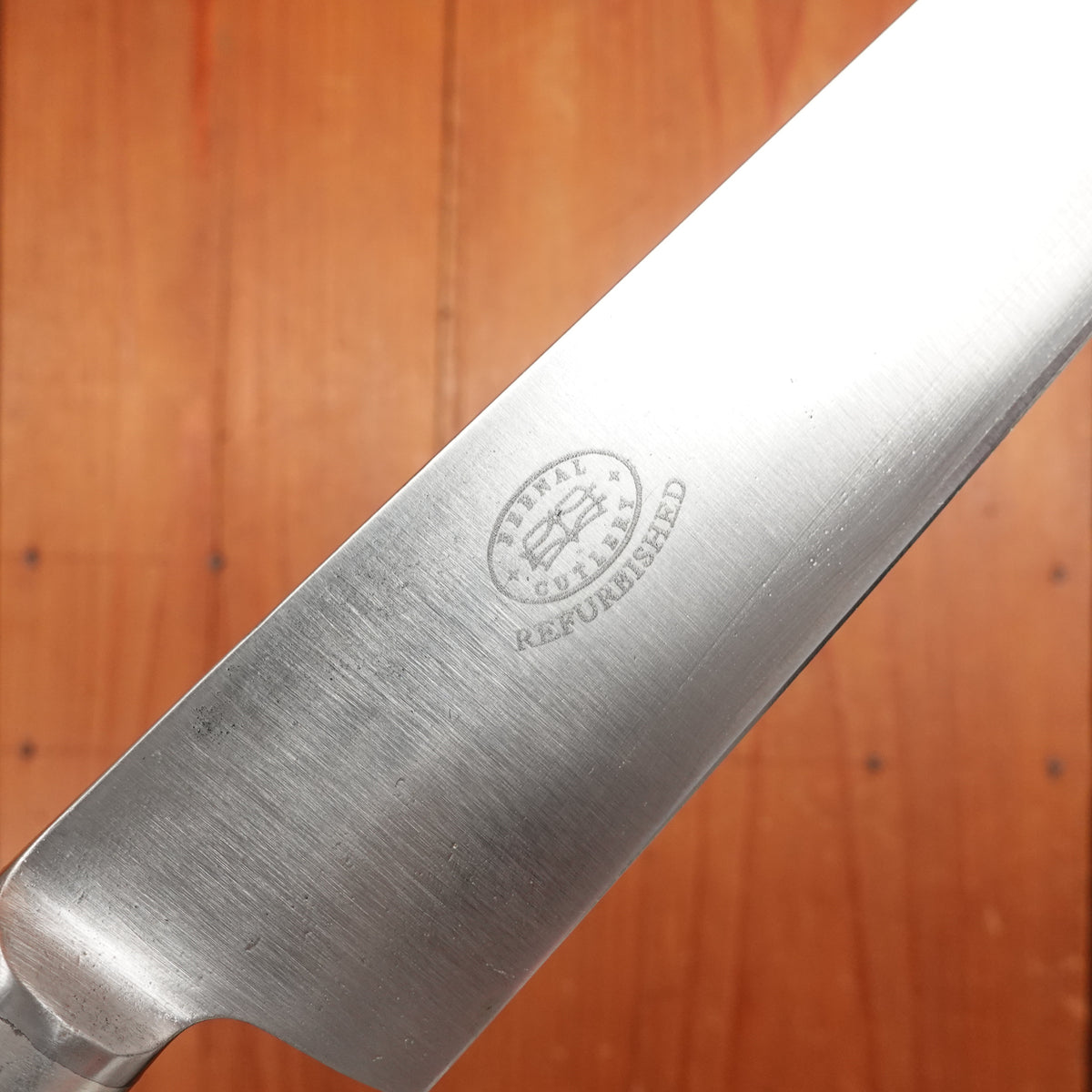 Vintage MAC 9.5" Slicer Carbon Steel Ebony Eskilstuna, Sweden 1950-60