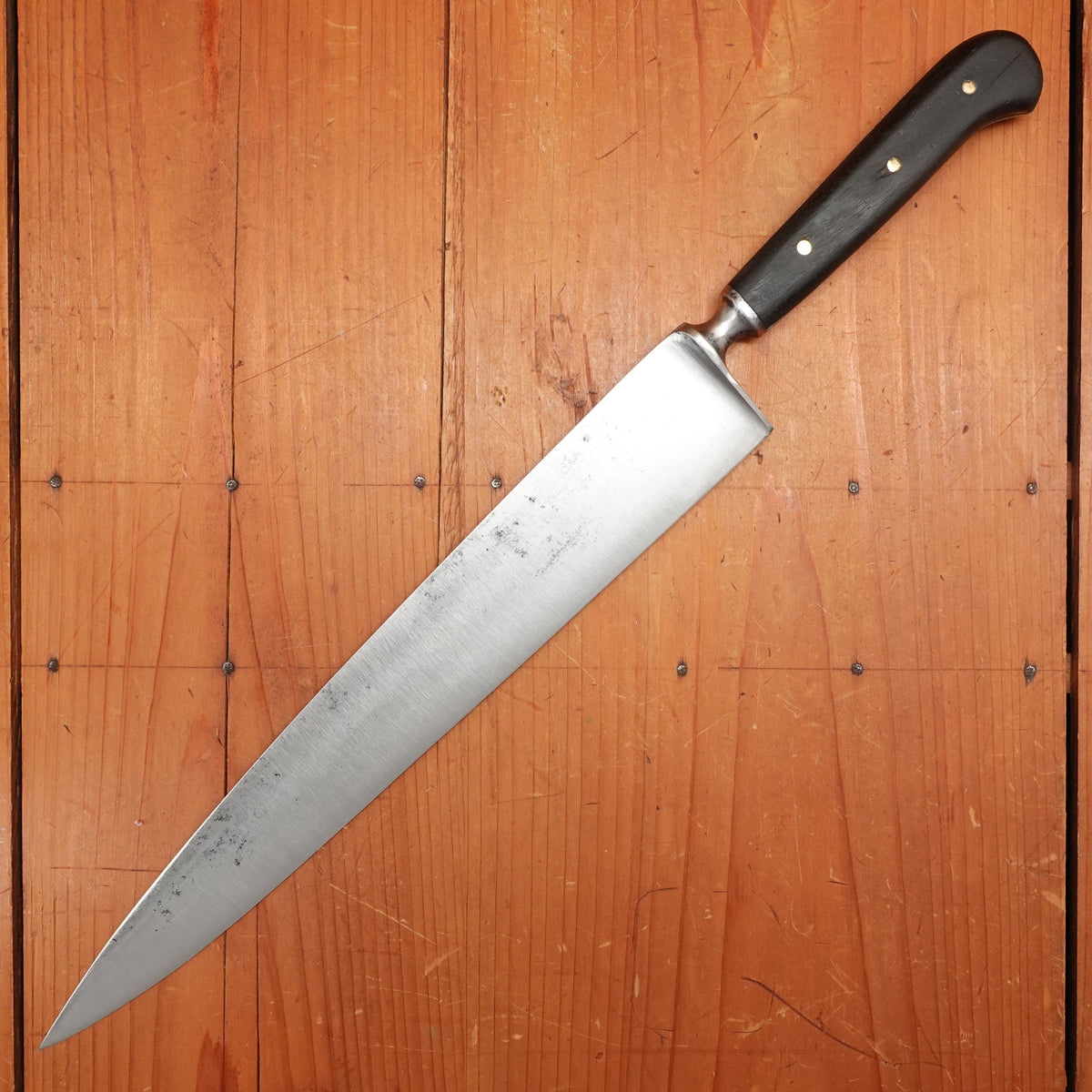 Foster Bros "Franco American Slicer" 12.25" Wide Slicer Forged Carbon Steel USA 1880-1910