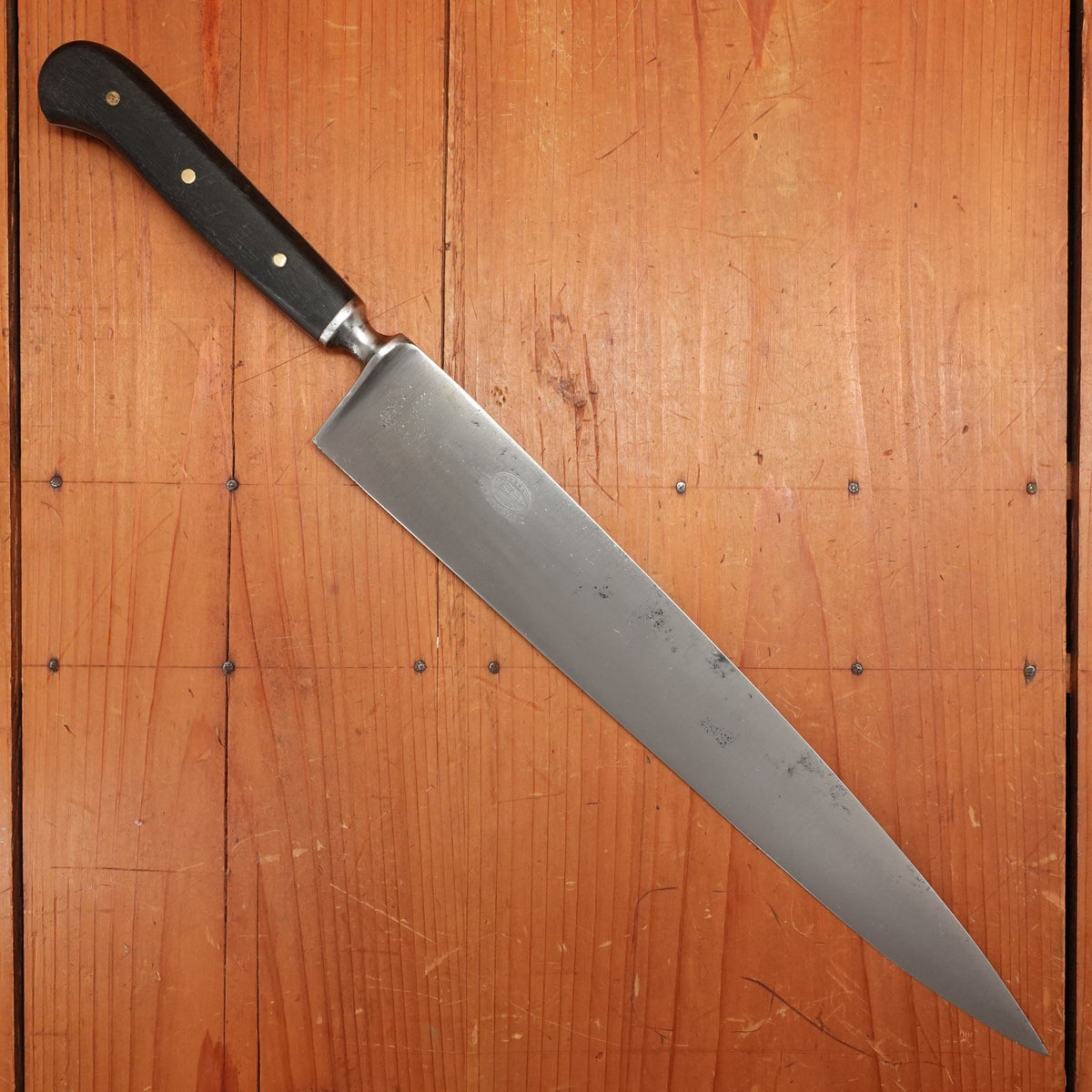 Foster Bros "Franco American Slicer" 12.25" Wide Slicer Forged Carbon Steel USA 1880-1910