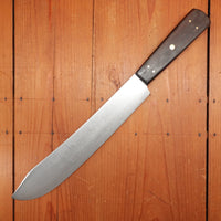 Forschner XXXX 12" Lambsplitter Hand Forged Carbon Steel Custom Ebony Handle Germany (USA?) 1900-1920s? 1
