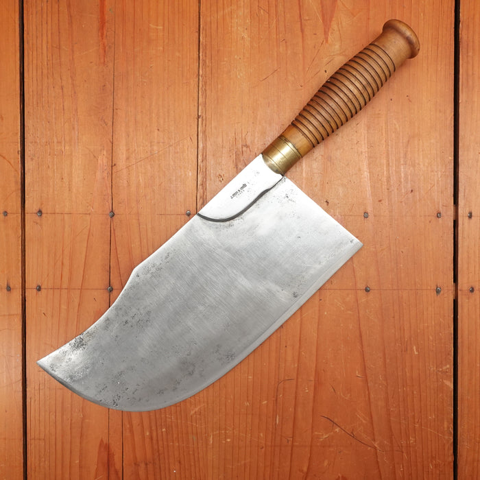 J Silva & Jamão Lisboa 24cm Swiss Leaf Cleaver Carbon Steel France 1920s-50s?
