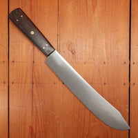 Forschner XXXX 12" Lambsplitter Hand Forged Carbon Steel Custom Ebony Handle Germany (USA?) 1900-1920s? 1