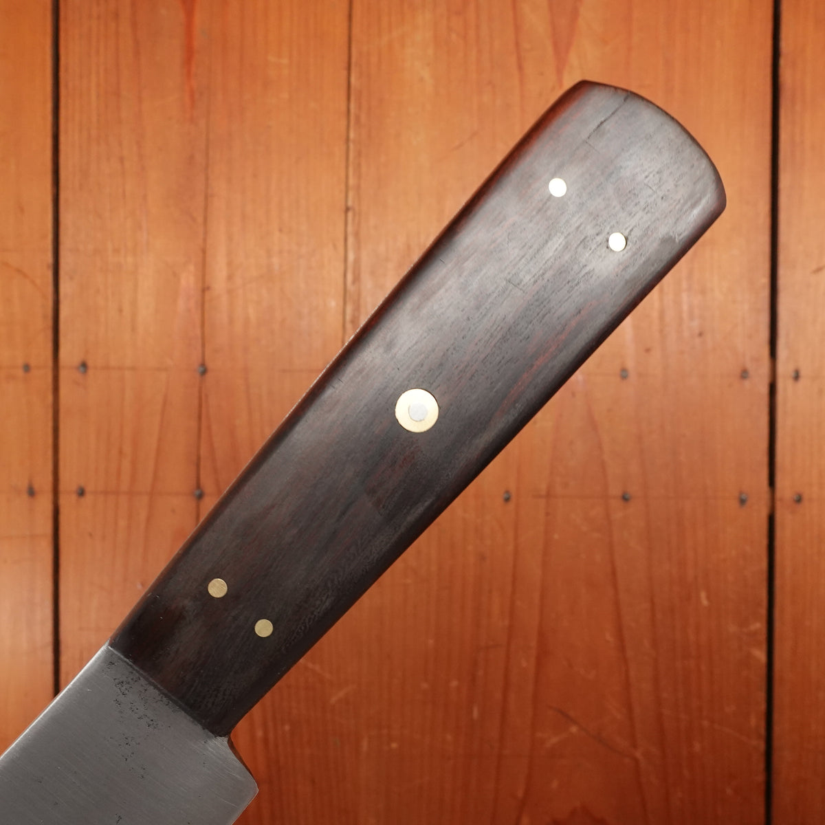Forschner XXXX 12" Lambsplitter Hand Forged Carbon Steel Custom Ebony Handle Germany (USA?) 1900-1920s? 1