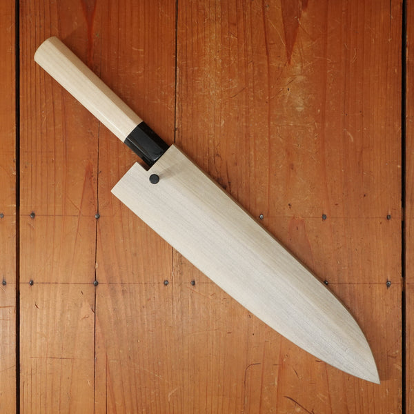 Sakai Kikumori Kikuzuki Uzu 240mm Gyuto Aogami 1 with Saya