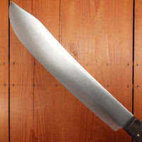 Forschner XXXX 12" Lambsplitter Hand Forged Carbon Steel Custom Ebony Handle Germany (USA?) 1900-1920s? 1