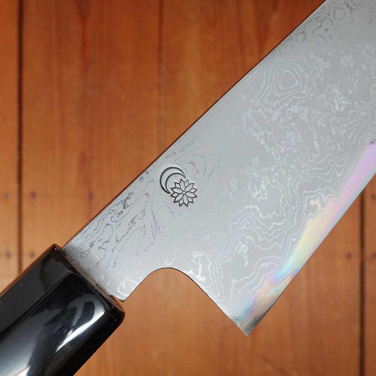 Sakai Kikumori Kikuzuki Uzu 240mm Gyuto Aogami 1 with Saya