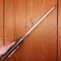 Forschner XXXX 12" Lambsplitter Hand Forged Carbon Steel Custom Ebony Handle Germany (USA?) 1900-1920s? 1