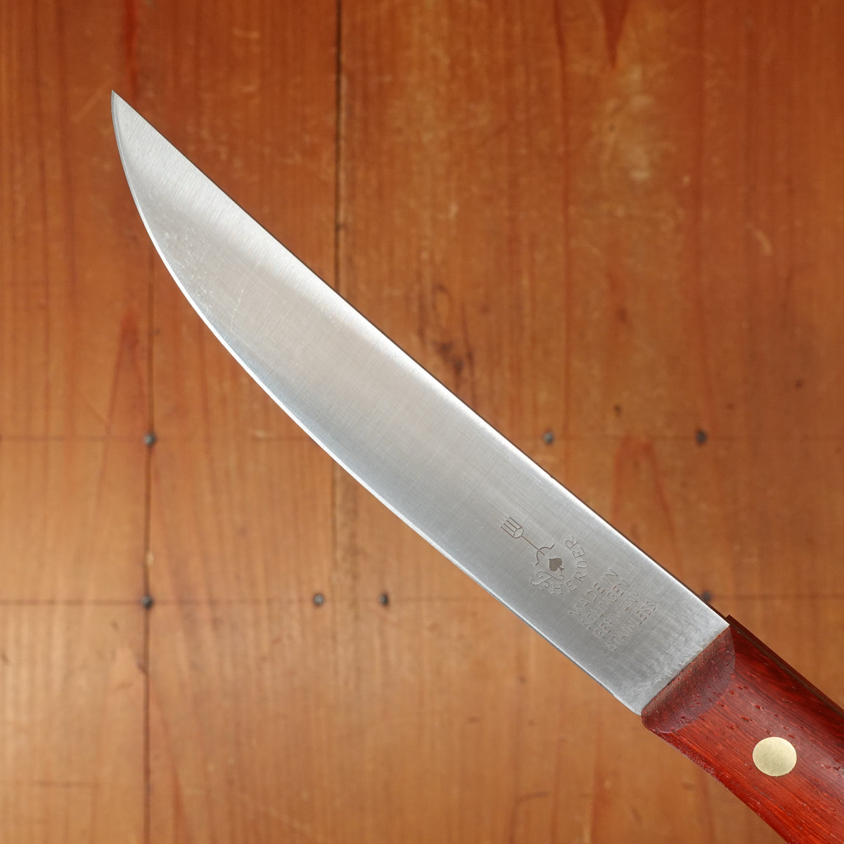 Friedr. Herder Steak Knives Stainless Padouk Set 2