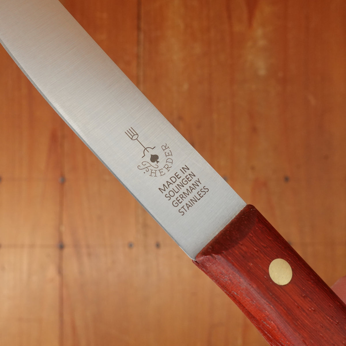 Friedr. Herder Steak Knives Stainless Padouk Set 4