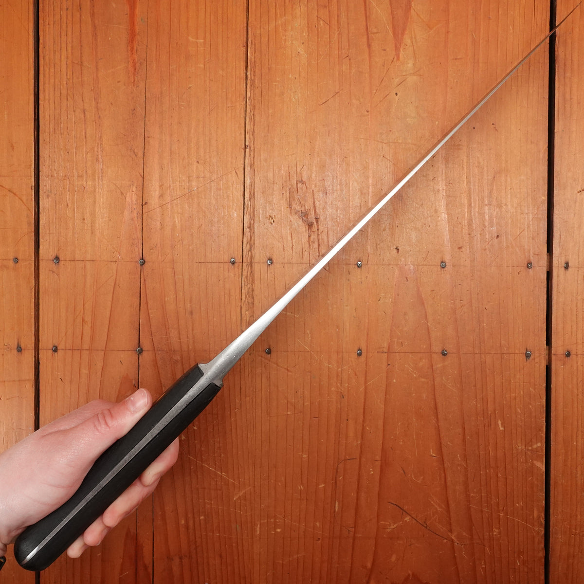 F Dick 12.75" Chef Hand Forged Carbon Steel 1950s 60s