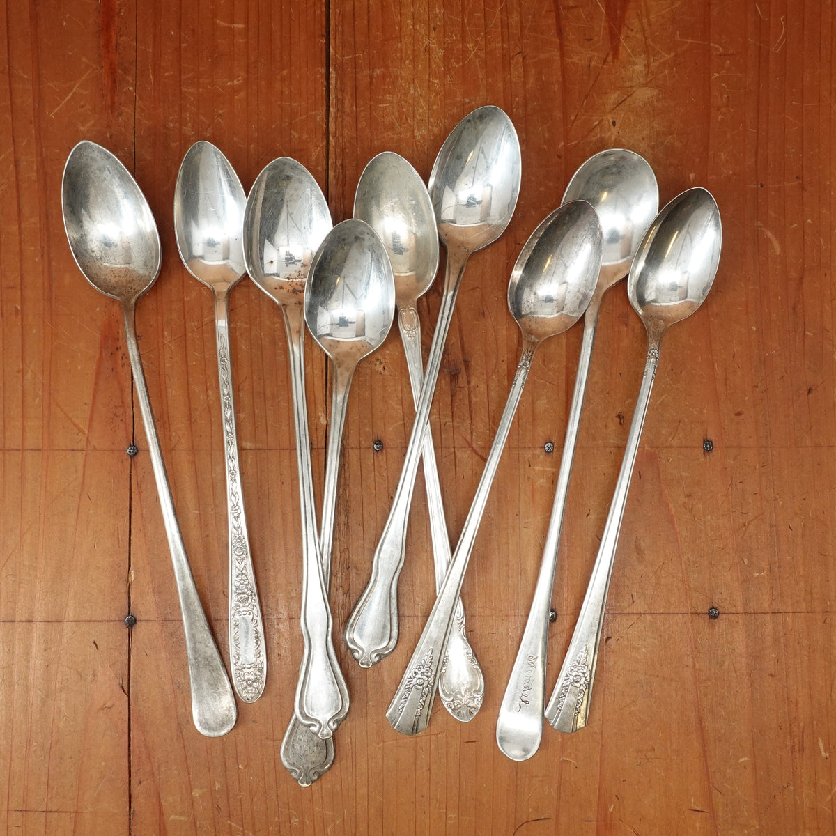 Assorted Vintage Silver Plate Iced Tea Spoon 1 Pc