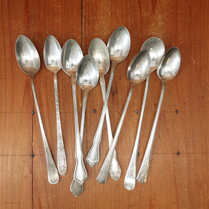 Assorted Vintage Silver Plate Iced Tea Spoon 1 Pc
