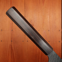 Nigara Hamono 180mm Santoku SG2 Kurouchi Tsuchime Ebony Handle