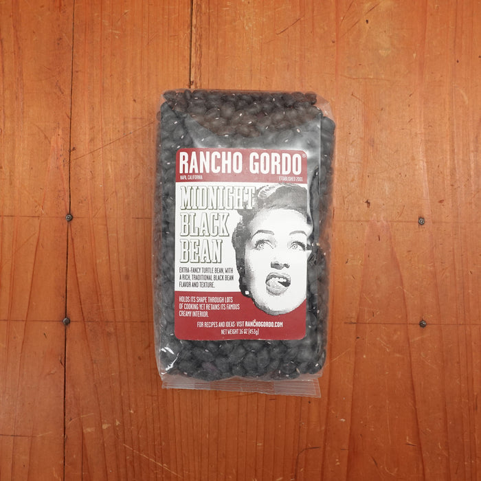 Rancho Gordo Midnight Black Bean - 1lb