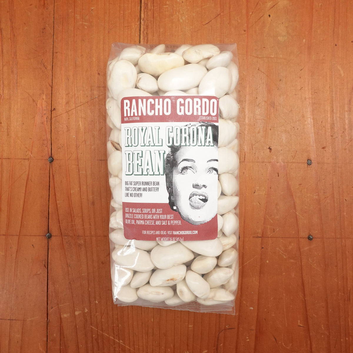 Rancho Gordo Royal Corona Bean - 1lb