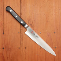 Morihei Hisamoto 150mm Petty Stainless Pakka Handle Natural Stone Finish