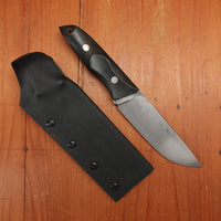 Seino 135mm Drop Point Fixed Blade V2 Honyaki Canvas Micarta Handle (#002)