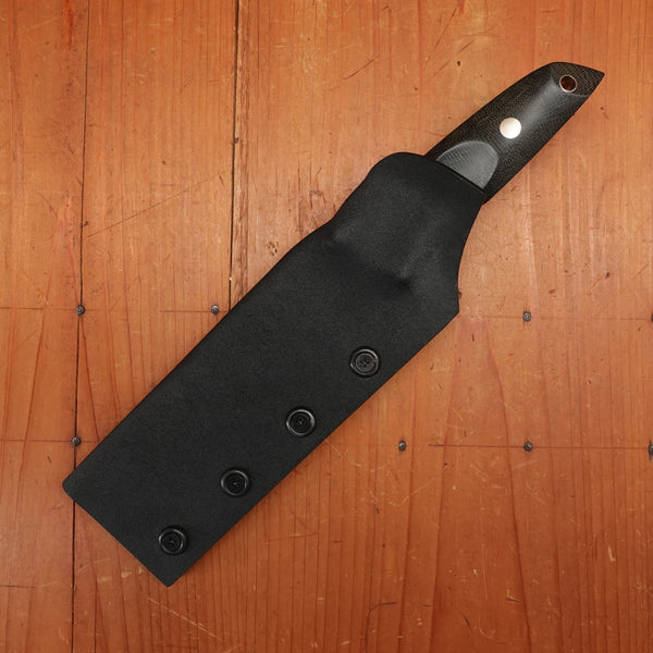 Seino 135mm Drop Point Fixed Blade V2 Honyaki Canvas Micarta Handle (#002)