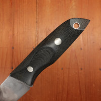 Seino 135mm Drop Point Fixed Blade V2 Honyaki Canvas Micarta Handle (#002)