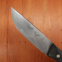 Seino 135mm Drop Point Fixed Blade V2 Honyaki Canvas Micarta Handle (#002)