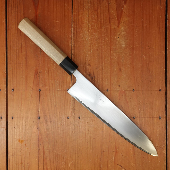 Trade In Wakui 210mm Gyuto Stainless Clad Shirogami 2