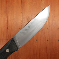 Seino 135mm Drop Point Fixed Blade V2 Honyaki Canvas Micarta Handle (#002)