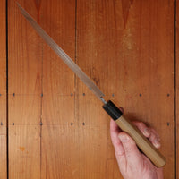 Trade In Gesshin Uraku 210mm Kamagata Usuba Shirogami 2 With Saya