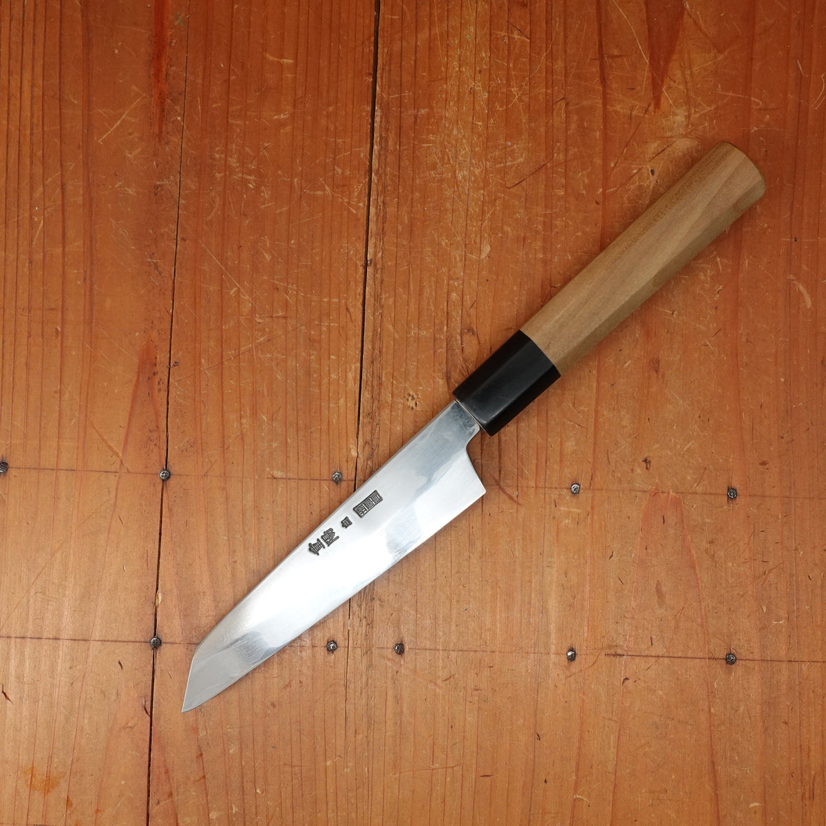 Trade In Sakai Kikumori 135mm Kiritsuke Petty Shirogami 1