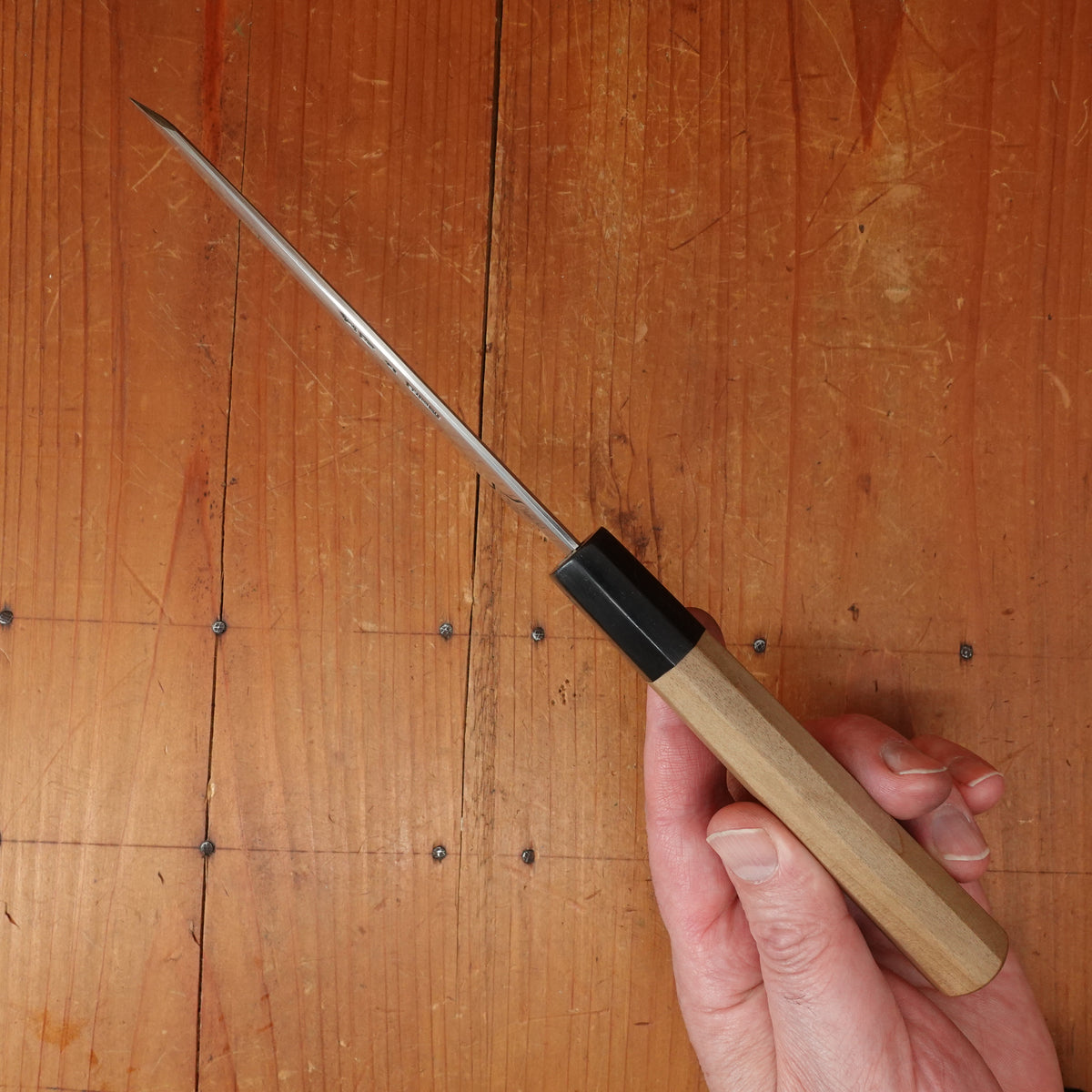 Trade In Sakai Kikumori 135mm Kiritsuke Petty Shirogami 1