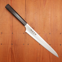 Hitohira Imojiya TH 240mm Bread Knife Stainless Ebony Handle