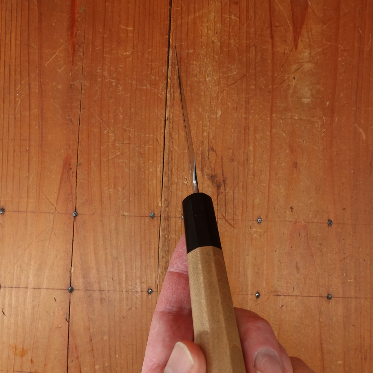 Trade In Sakai Kikumori 135mm Kiritsuke Petty Shirogami 1