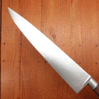 Marks Lost 10" Ideal Pattern Chef Knife Carbon Steel & Walnut France 1960-70s