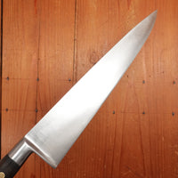 Marks Lost 10" Ideal Pattern Chef Knife Carbon Steel & Walnut France 1960-70s