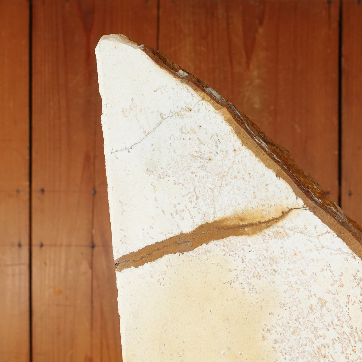 #BCL02 Miwotsukushi Hime Iyo Meito 'Sakura' Mid Hard Bright Hazy to Cloudy Nat Stone Tennen Toishi Ehime 1658 Grams