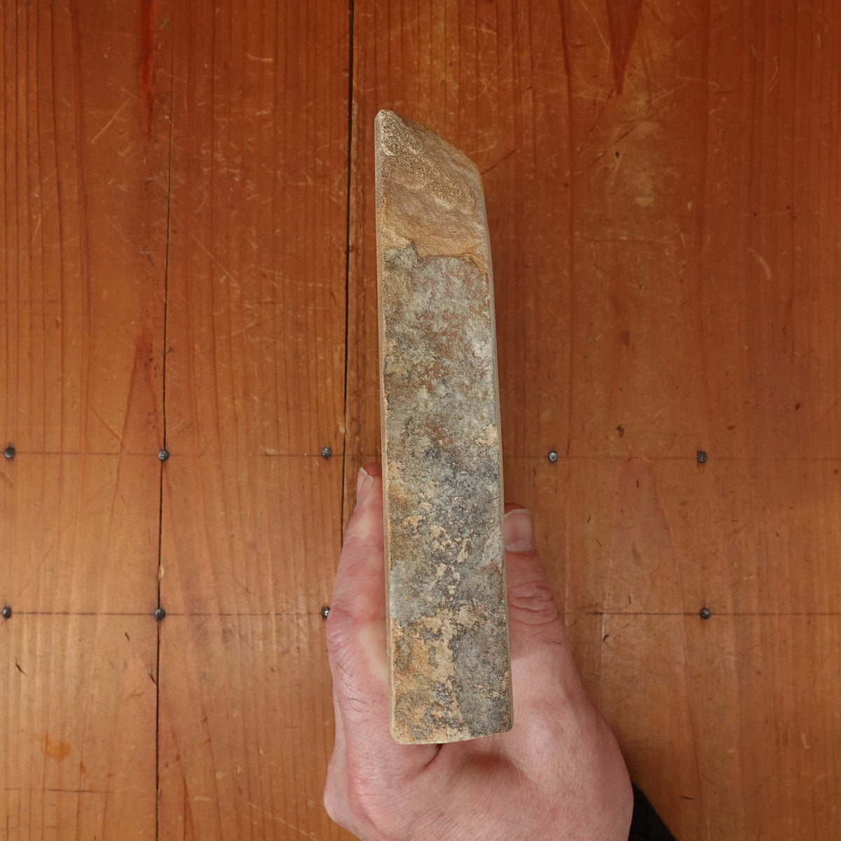 #BC-M01 Miwotsukushi Hime Iyo Meito 'Kokuzo' Easy ~3 Nat Stone Tennen Toishi Ehime 1030 Grams