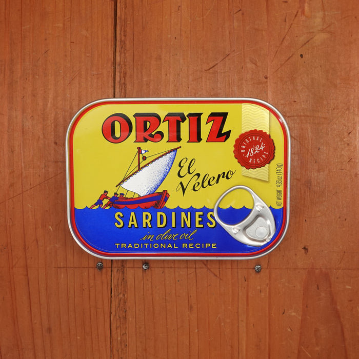 Ortiz El Velero Sardines in Olive Oil - 4.93oz