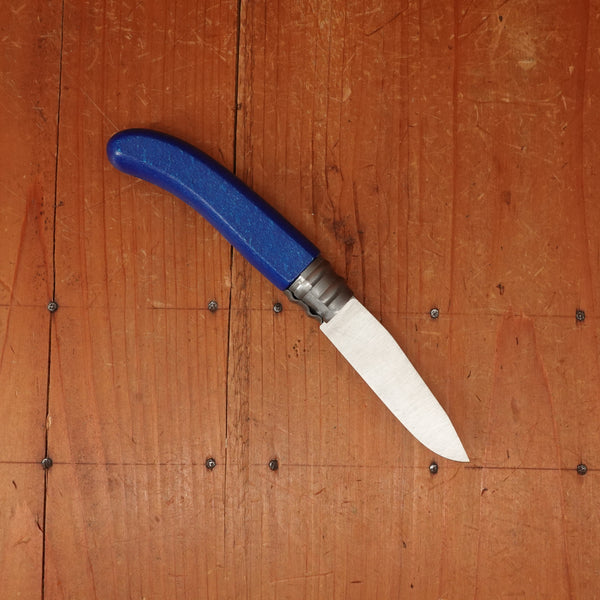 André Verdier L'Alpage 7.5 cm Stainless Steel Folding Knife Varnished Blue Beech Handle