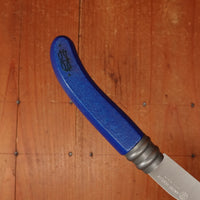 André Verdier L'Alpage 7.5 cm Stainless Steel Folding Knife Varnished Blue Beech Handle
