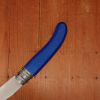 André Verdier L'Alpage 7.5 cm Stainless Steel Folding Knife Varnished Blue Beech Handle