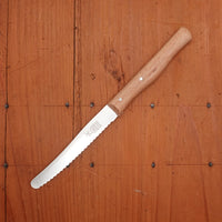 Windmühlenmesser 4" Tomato Knife Round Tip Stainless Copper Beech