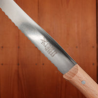 Windmühlenmesser 4" Tomato Knife Round Tip Stainless Copper Beech