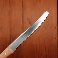 Windmühlenmesser 4" Tomato Knife Round Tip Stainless Copper Beech