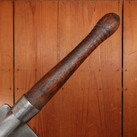WM Beatty & Son 9" Cleaver / Hog-Splitter Hand Forged Carbon Steel Turned Handle Chester PA USA 1880s-1900
