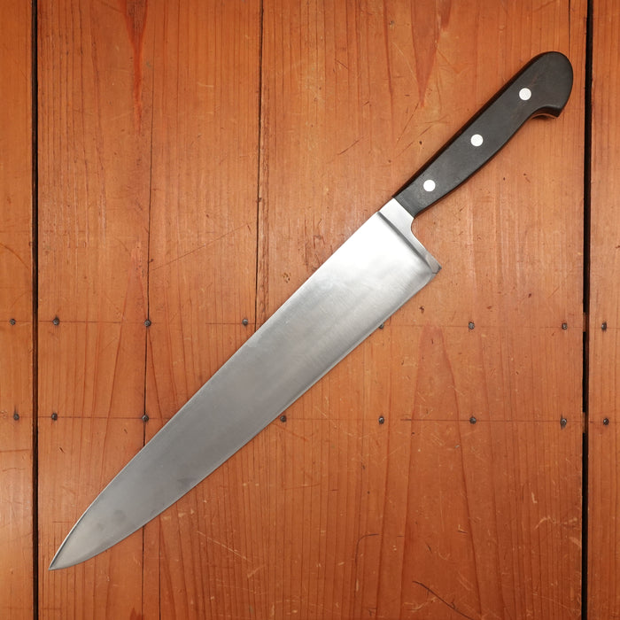 F Dick Heavy 12" Chef Knife Stainless Pakka Germany 1970s / 80s