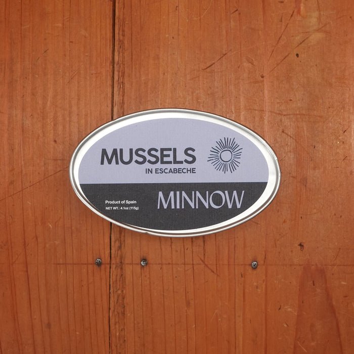 Minnow Spanish Mussels in Escabeche - 4.2oz