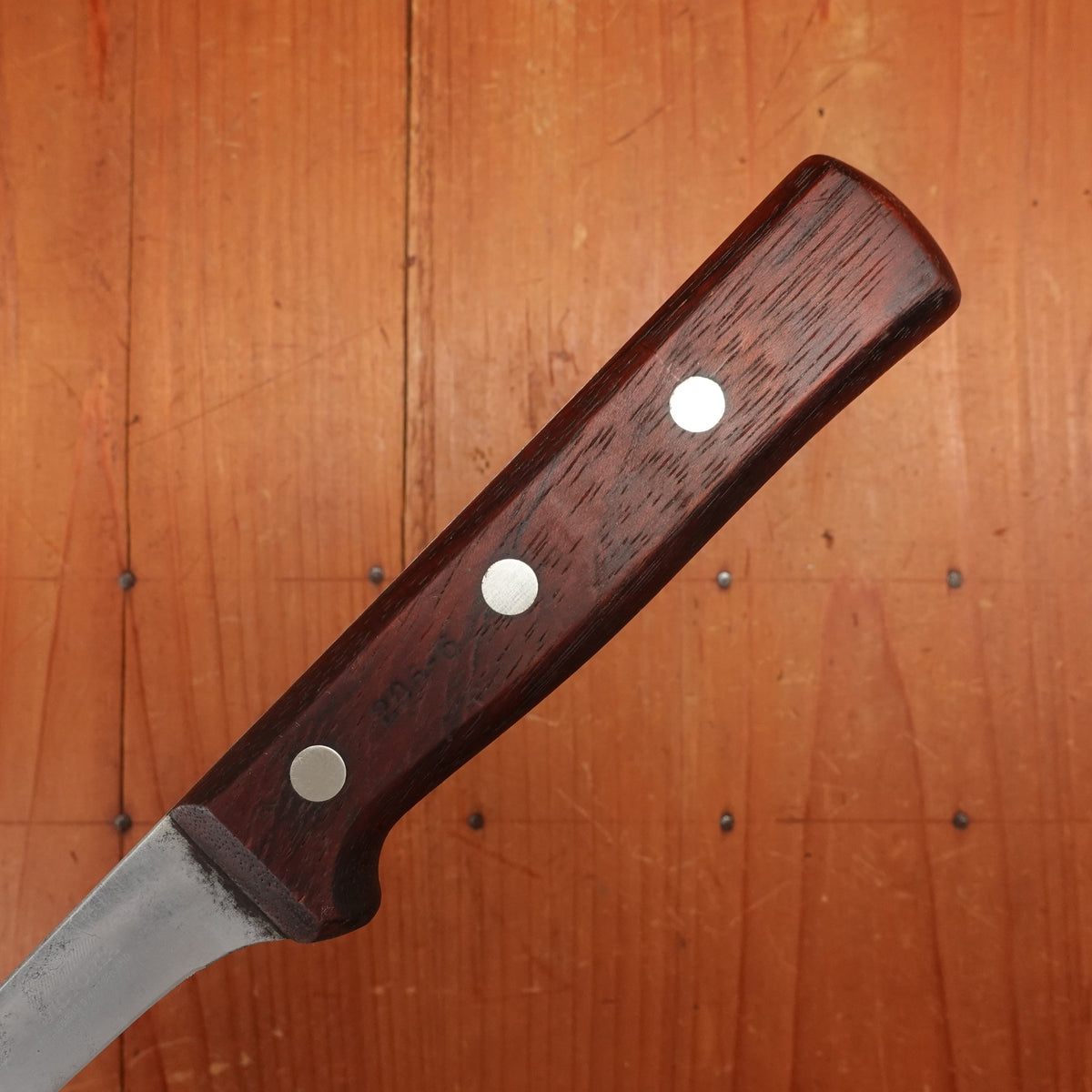 Victoria / Forschner 6" Stiff Boning Knife 206-6 Carbon Steel Rosewood Switzerland 1950s? 60s?