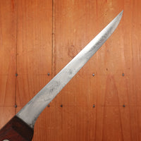 Victoria / Forschner 6" Stiff Boning Knife 206-6 Carbon Steel Rosewood Switzerland 1950s? 60s?