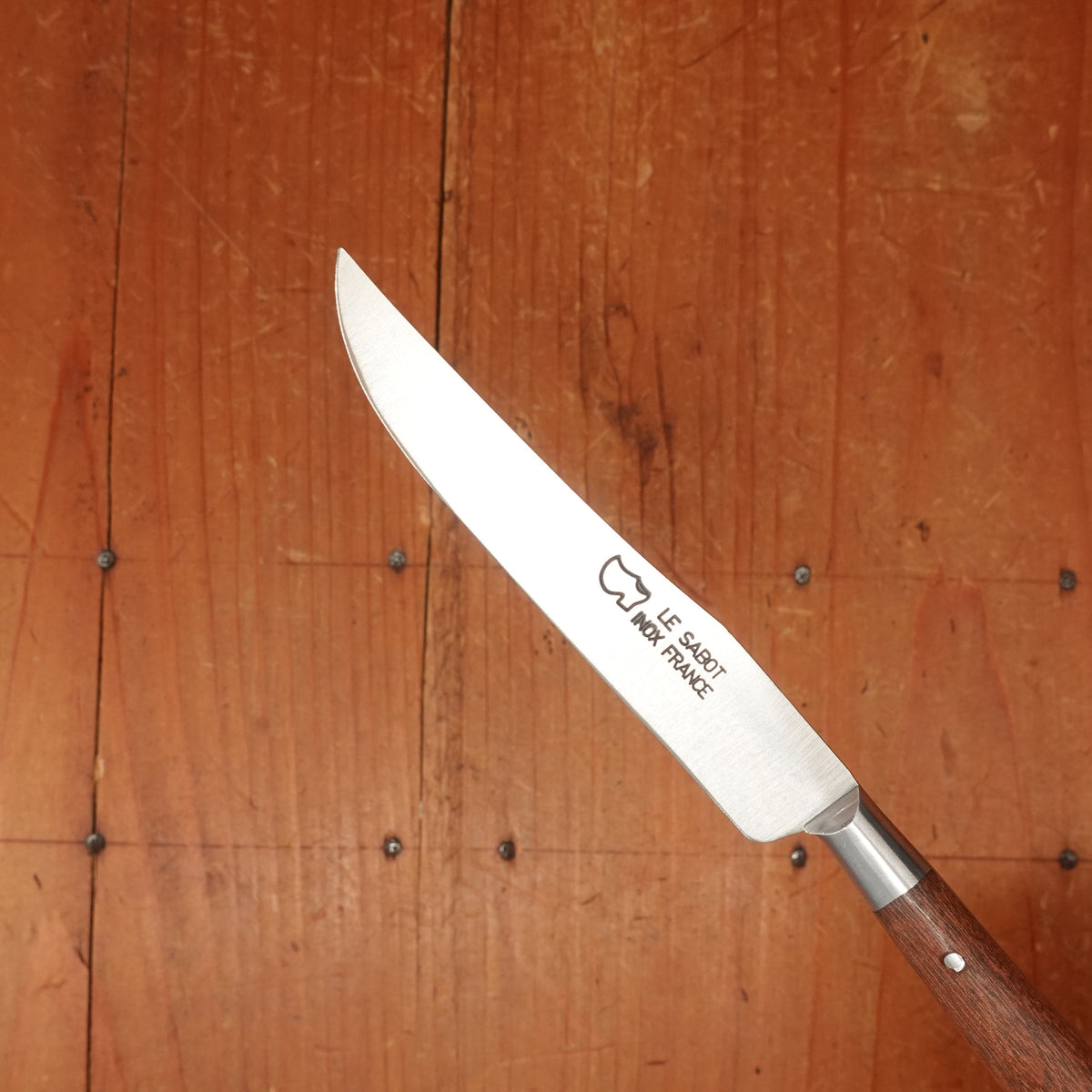 Au Sabot 4" Yatagan Paring Stainless Steel Bubinga with Stainless Bolster